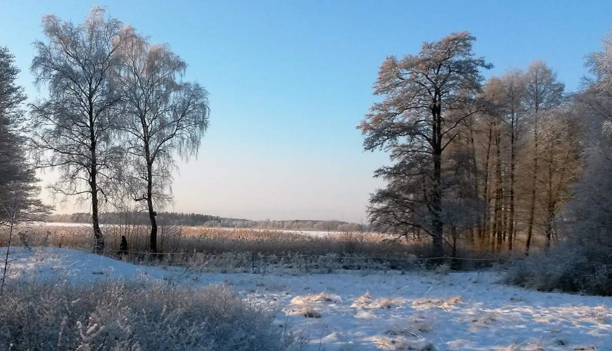 Vallentunasjön. Vinter
